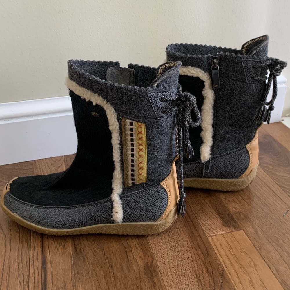 Tecnica Women’s Black Fur Boots Sz9